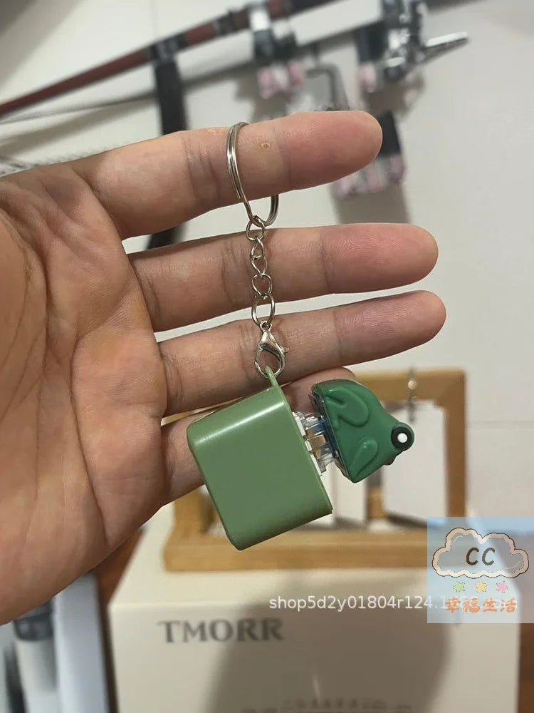 Frog Clicker Keychain with LED Light and Sound