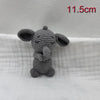 Handmade Amigurumi Plush Toy Set – Fox, Cow & Lamb Sleeping Dolls