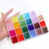 Faceted Glass Crystal Rondelle Bead Kit for Jewelry Making