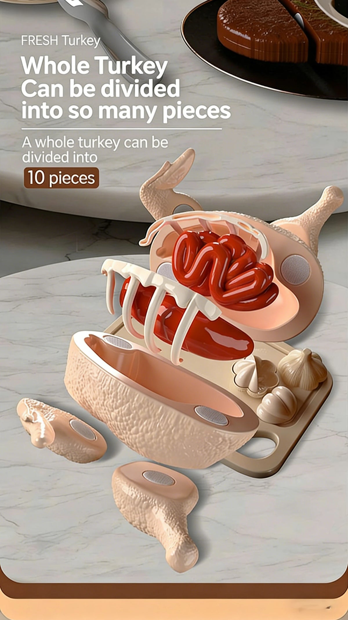 3D DIY Food Play Kit with Lobster, Crab, Fish & More