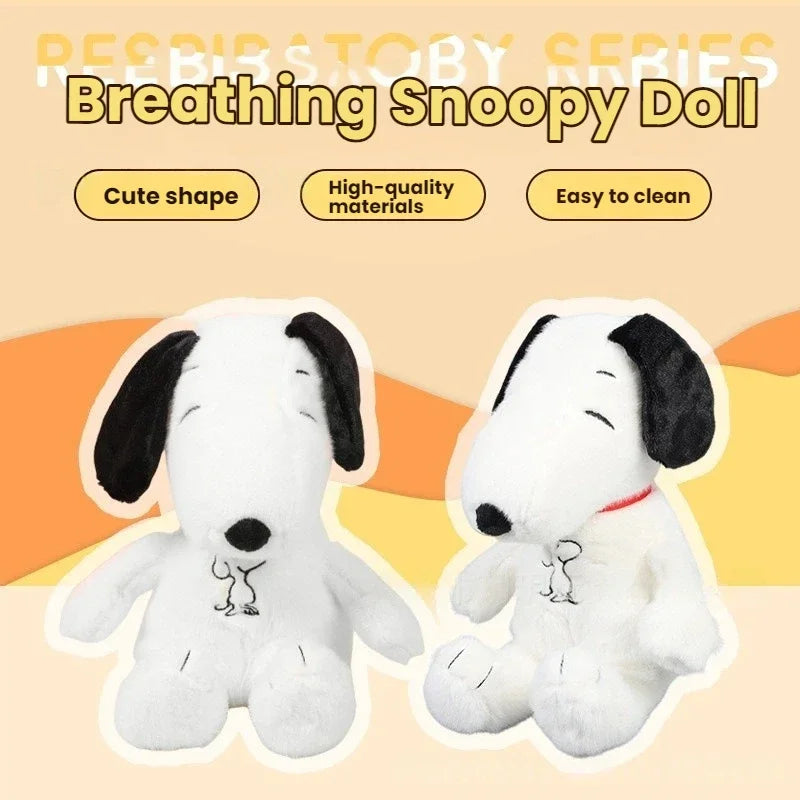 Soothing Breathing Plush Toy with Calming Sounds
