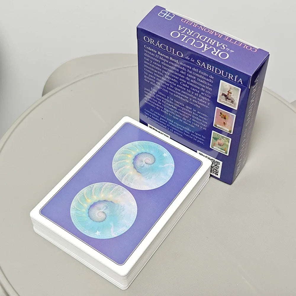 Wisdom of the Oracle Pocket Divination Cards – 52-Card Spanish Oracle Deck