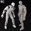 Anime-Style Articulated Dummy Figure with Display Stand