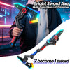 LED Light-Up Transforming Sword & Axe Toy with Sound Effects