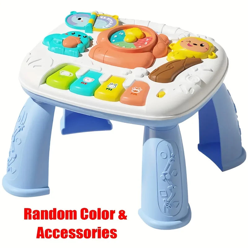 Interactive Musical Activity Table for Toddlers with Lights and Sounds