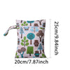 Waterproof Wet Bag with Zipper — Cute Storage for Diapers, Swimwear & More