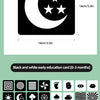 High-Contrast Baby Flash Cards for Visual Development