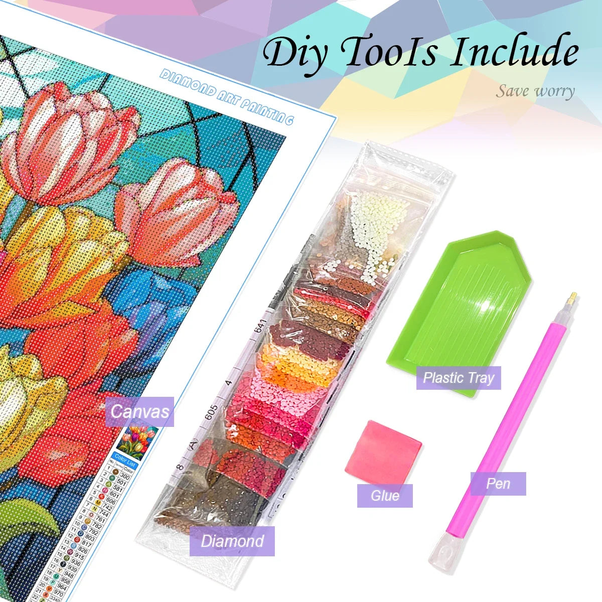 Witch Tarot Diamond Painting Kit - DIY Full Drill Craft for Home Decor