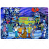 A jigsaw puzzle featuring characters and scenes from the Scooby-Doo franchise.
