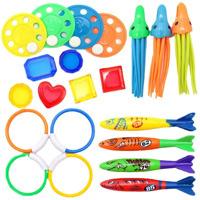 Underwater Diving Stick Toy Set for Pool Fun