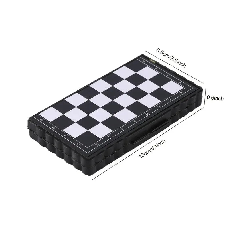 Magnetic Folding Chess Set for Kids – Portable Travel Board Game