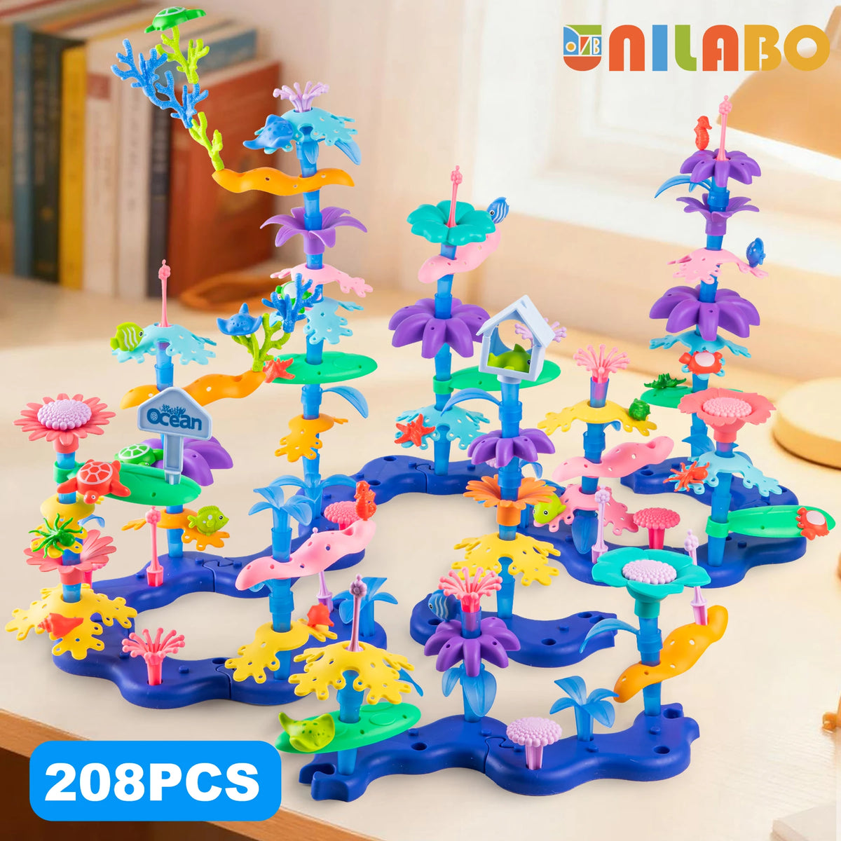 STEM Flower Garden Building Toy Set for Kids