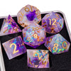 Resin Polyhedral Dice Set for Tabletop RPGs (7 Pieces)