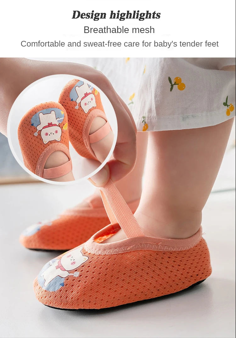 Animal Print Non-Slip Baby First Walker Shoes