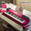 37-Key Kids Electronic Piano with Microphone and Stand