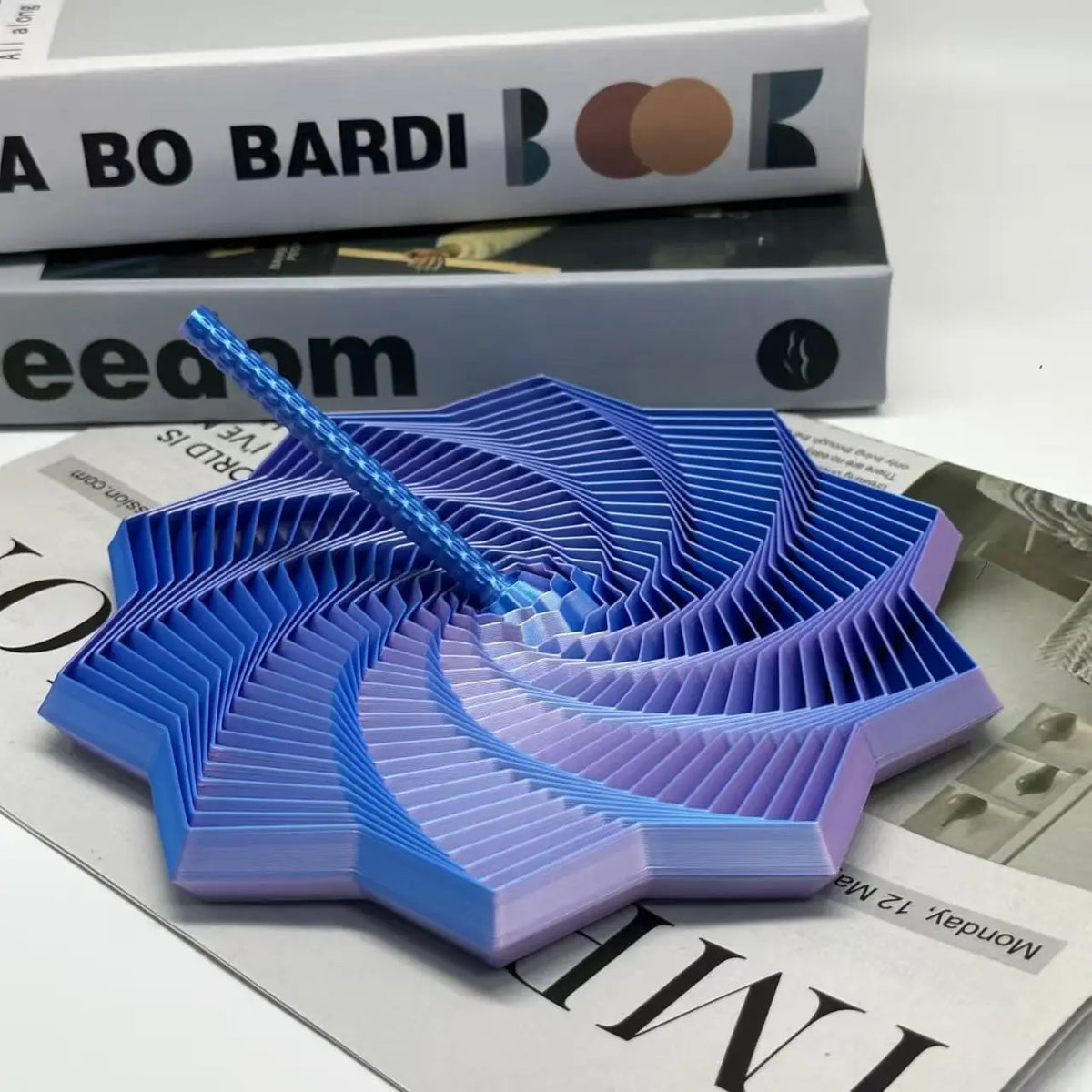 3D Fidget Star with Mesmerizing Whirl Motion