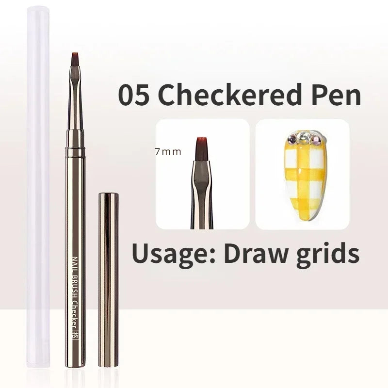 Professional Nail Art Brush Set for Gel and Acrylic