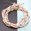 Mixed-Color Rondelle Glass Beads for Jewelry Making