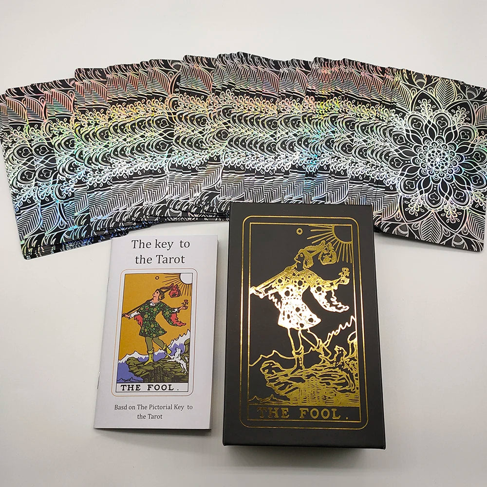 Gold Foil Rider Waite Tarot Deck