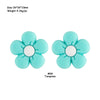 Colorful Silicone Flower Beads for Jewelry Making