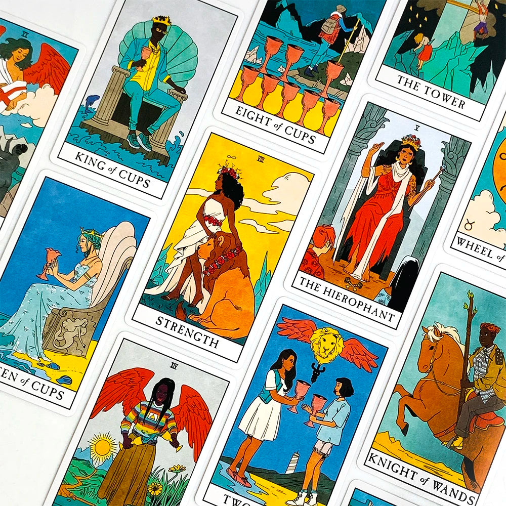Modern Witch Tarot Card Deck – 78 Oracle Cards for Divination & Gift Giving