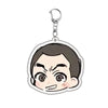Acrylic keychain set featuring characters Isagi, Bachira, and Kunigami from Blue Lock