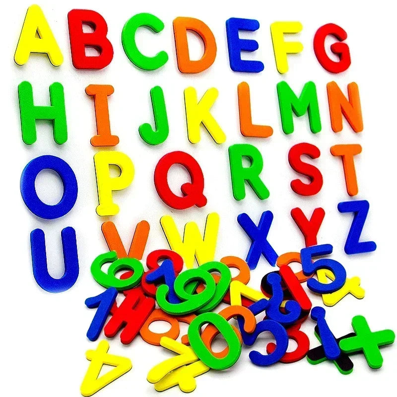 Magnetic Alphabet & Number Learning Set for Toddlers – EVA Foam Fridge Magnets