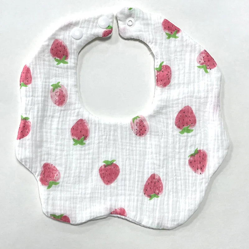 6-Layer Cotton Gauze Baby Bibs (3-Pack)