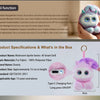Interactive AI Plush Robot with LED Eyes & Voice Control