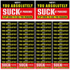 Humorous Fake Parking Tickets - Funny Car Pranks (50 Pack)