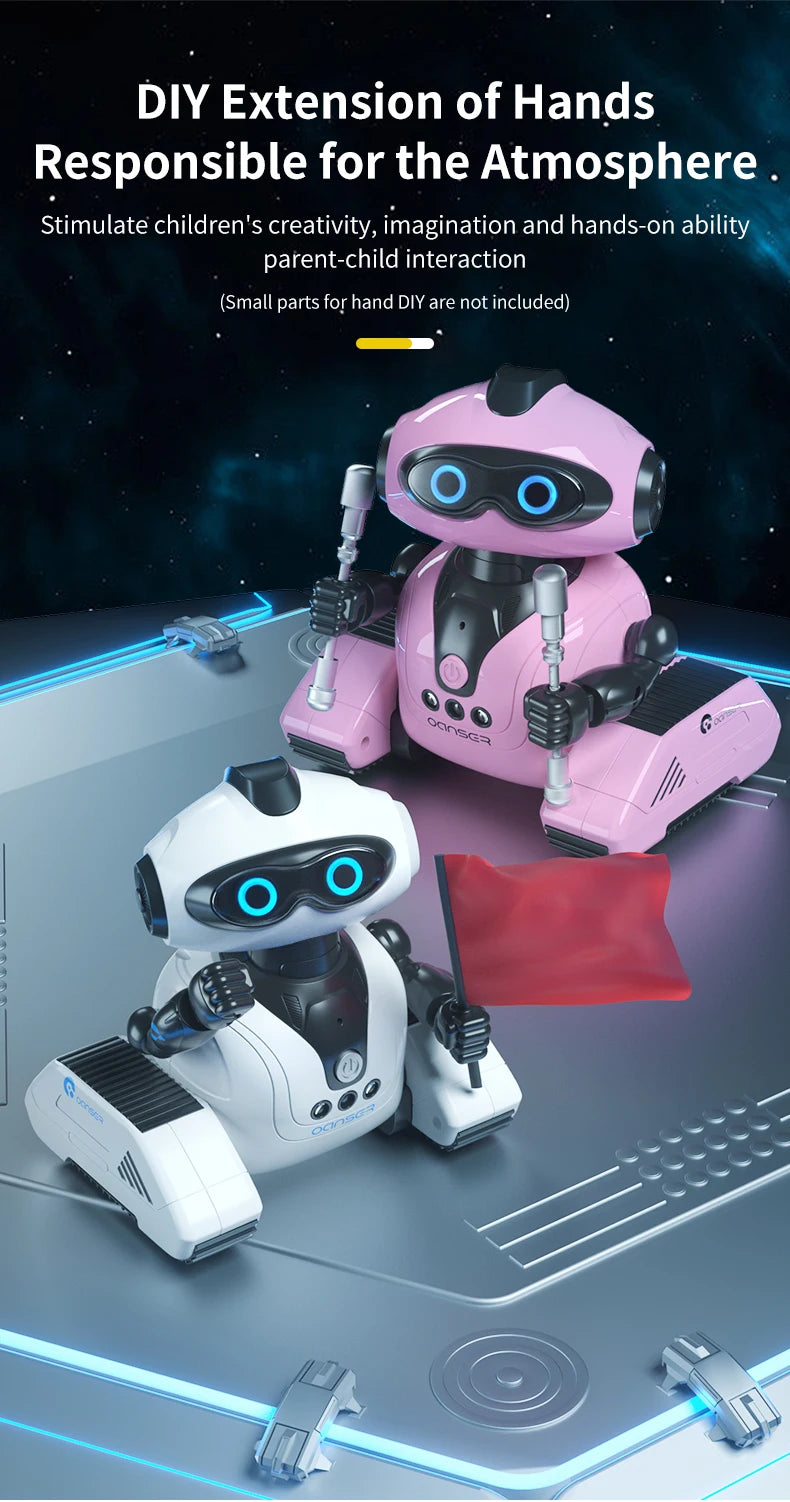 Interactive Gesture-Controlled Robot Toy with Music, Dance & Programming