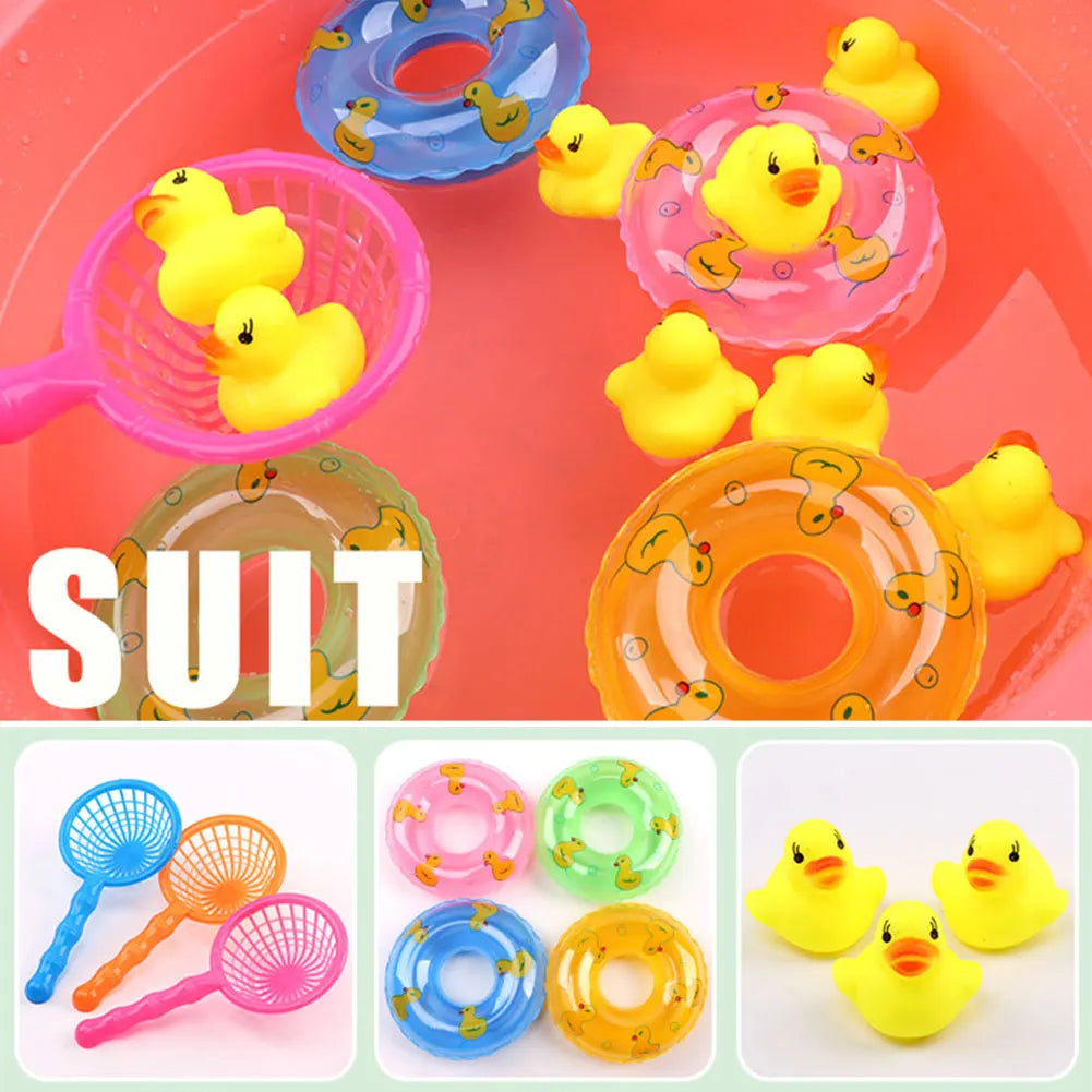 Classic Rubber Duck Bath Toy for Toddlers