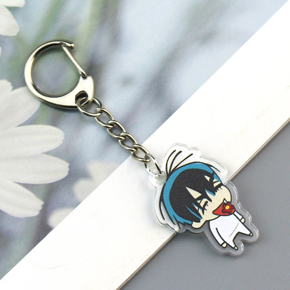 Cartoon Alien Stage Ivan & Till Acrylic Keychain