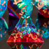 Handmade Resin Sharp Edge Dice Set for RPG Gaming