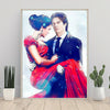 The Vampire Diaries 5D Diamond Painting Kit – Full Round Drill Crystal Art for DIY Home Decor