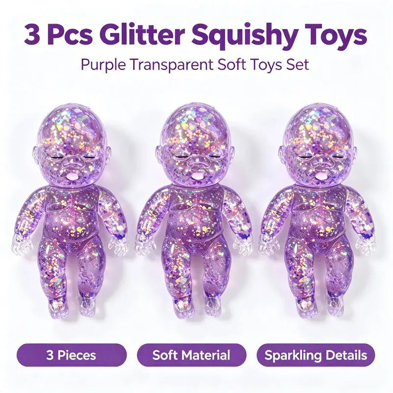 Glitter Squishy Stress Relief Toy