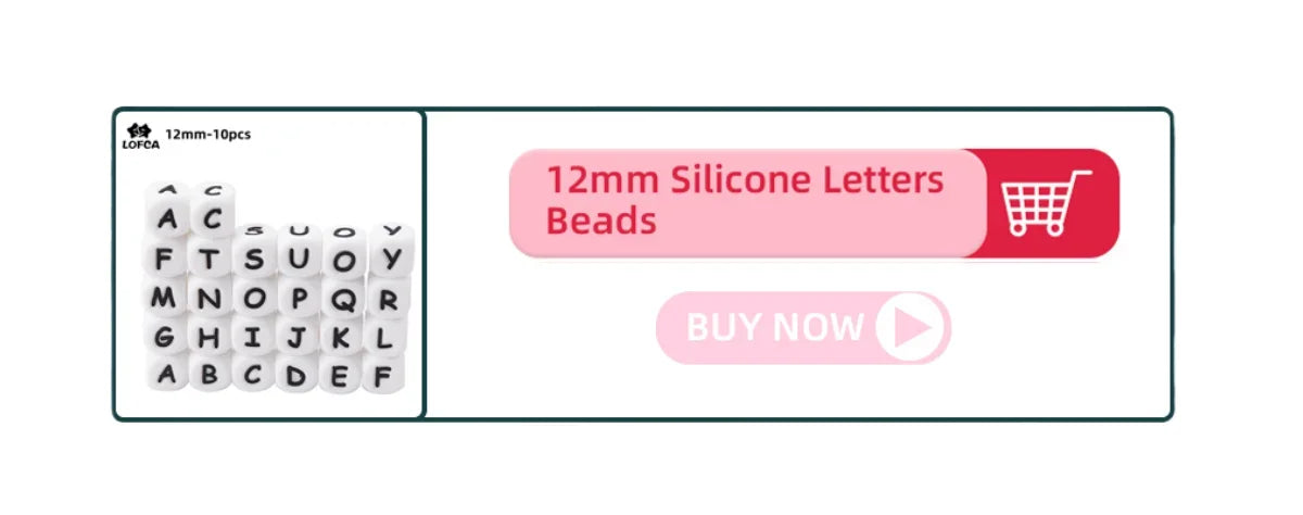 Crown Shaped Silicone Beads for DIY Jewelry & Teethers