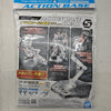 A box for the BANDAI ACTION BASE CLEAR 5 model kit, showing various parts and instructions.
