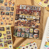Adorable Pet-Themed Sticker Book (30 Designs)