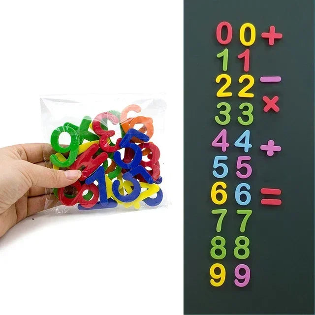 Magnetic Alphabet & Number Learning Set for Toddlers – EVA Foam Fridge Magnets