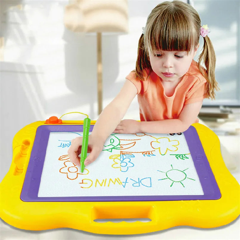 Large Magnetic Drawing Board for Kids with Pen