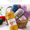 Luxurious Alpaca Wool Blend Yarn — 500g Thick Knitting Yarn