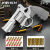 Mechanical Soft Bullet Revolver Toy Gun with Shell Ejection