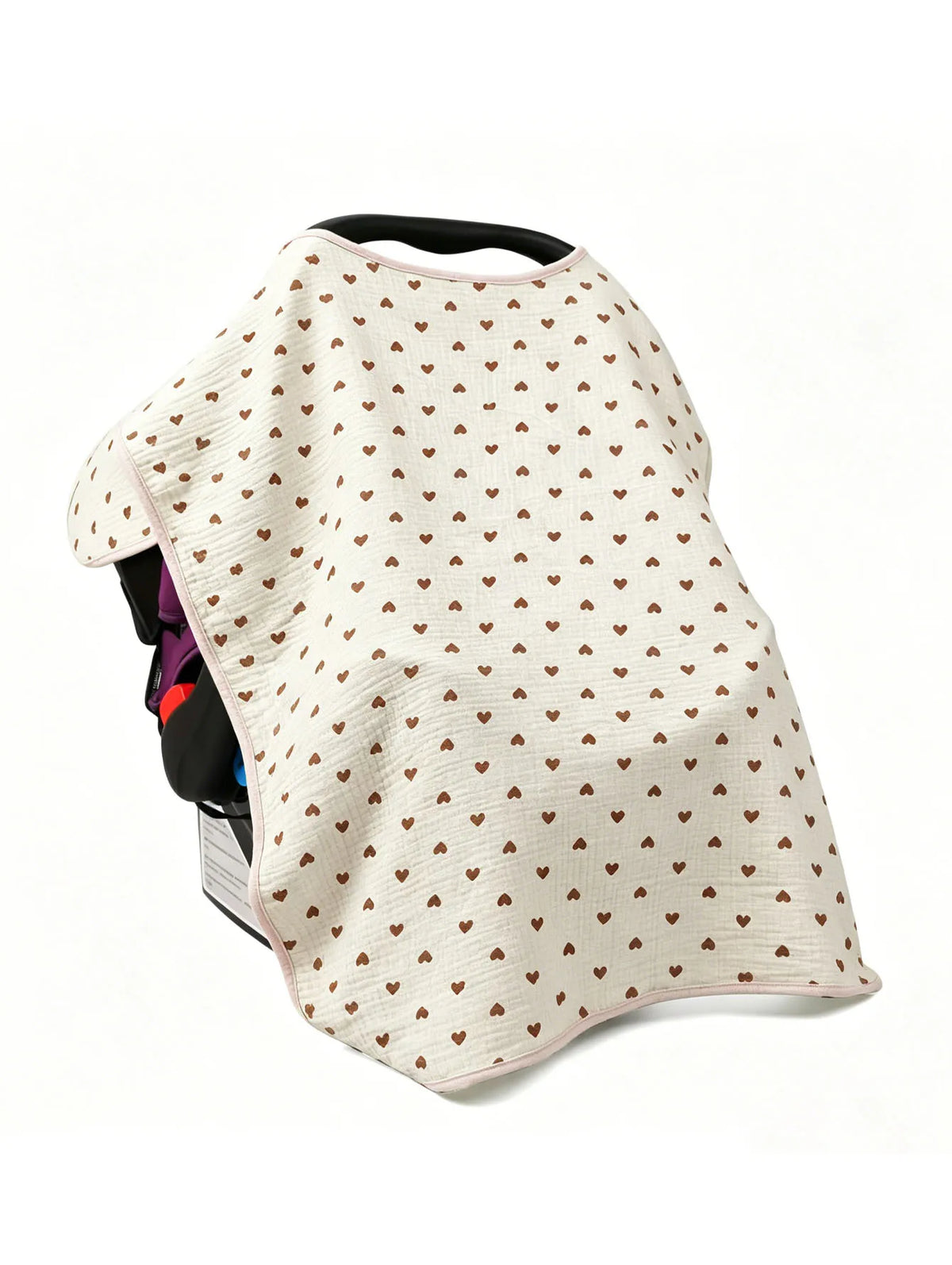 Breathable Baby Nursing Cover – Multi-Use Swaddle & Stroller Sunshade