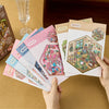 3D Landscape Sticker Collection Book for Scrapbooking & Journaling