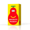 A yellow box for the Quickity Pickity board game collection.