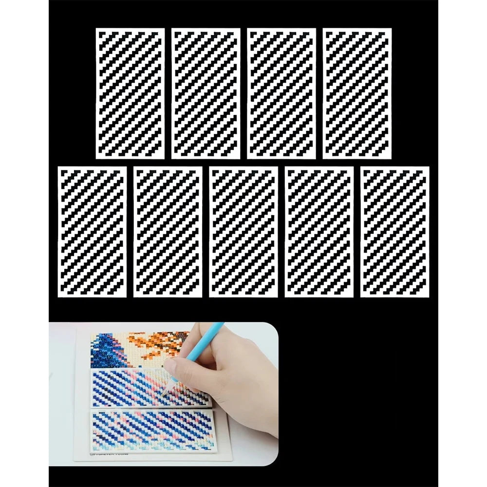 Zigzag Diamond Painting Alignment Ruler