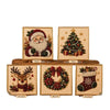 Festive Christmas Pearl Diamond Painting Kit with Frame
