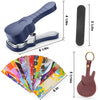 Guitar Pick Punch Kit with 15 Blank Pick Strips