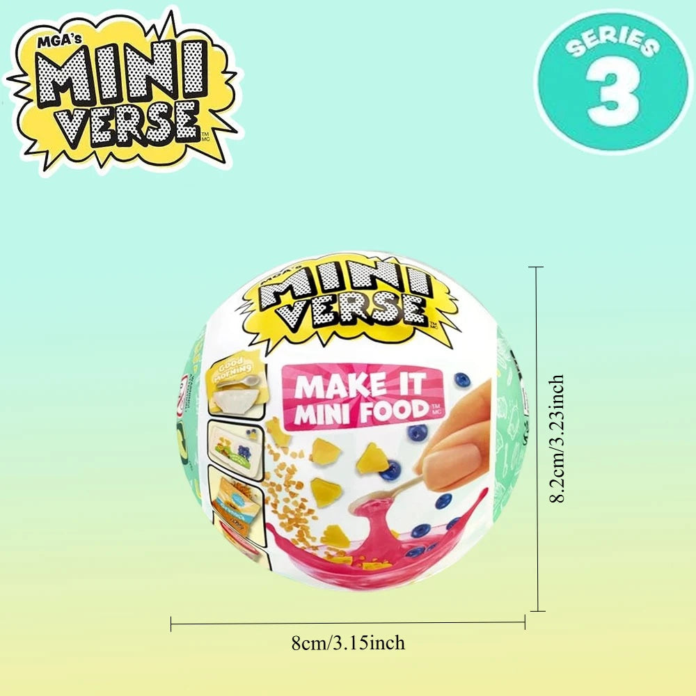 Miniverse Make It Mini Food Diner Series 3 Blind Box – Popsicle Dessert DIY Kit
